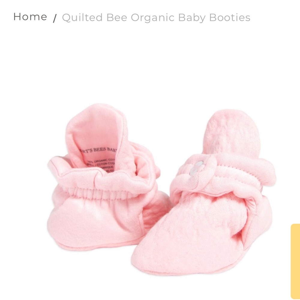 Twin Set Burt’s Bees Baby Booties